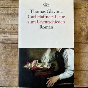 Carl Haffners Liebe zum Unentschieden Thomas Glavinic German Chess Novel dtv